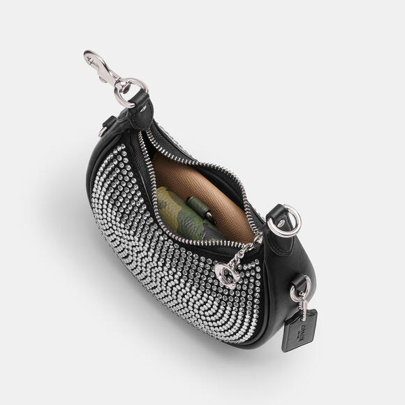 Coach Jonie Bag With Crystal & matching Crystal skinny id wallet - Picture 3 of 8